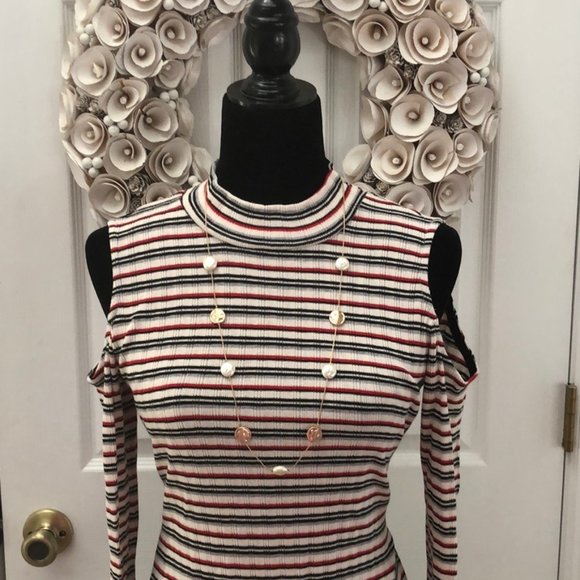 DONATED!!  Gilli Stripe knit dress with cold - Picture 3 of 8